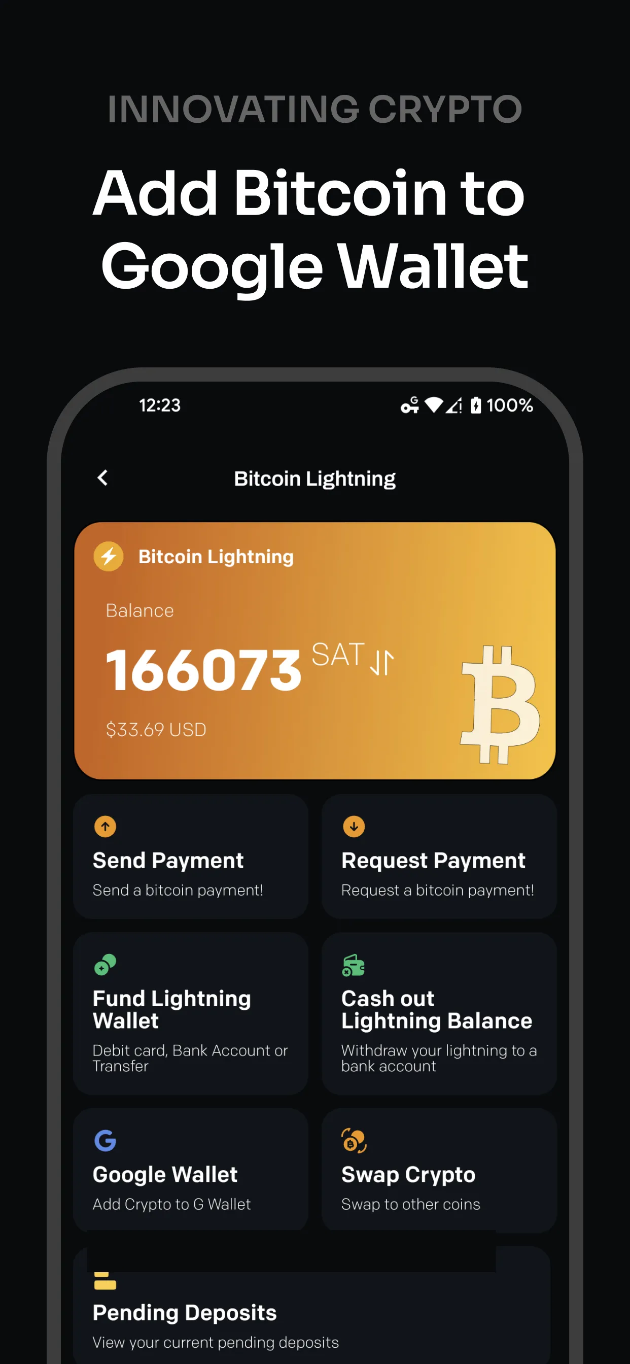 SparkWallet: Bitcoin Lightning | Indus Appstore | Screenshot