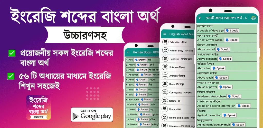 ইংরেজি শব্দের বাংলা উচ্চারণ | Indus Appstore | Screenshot