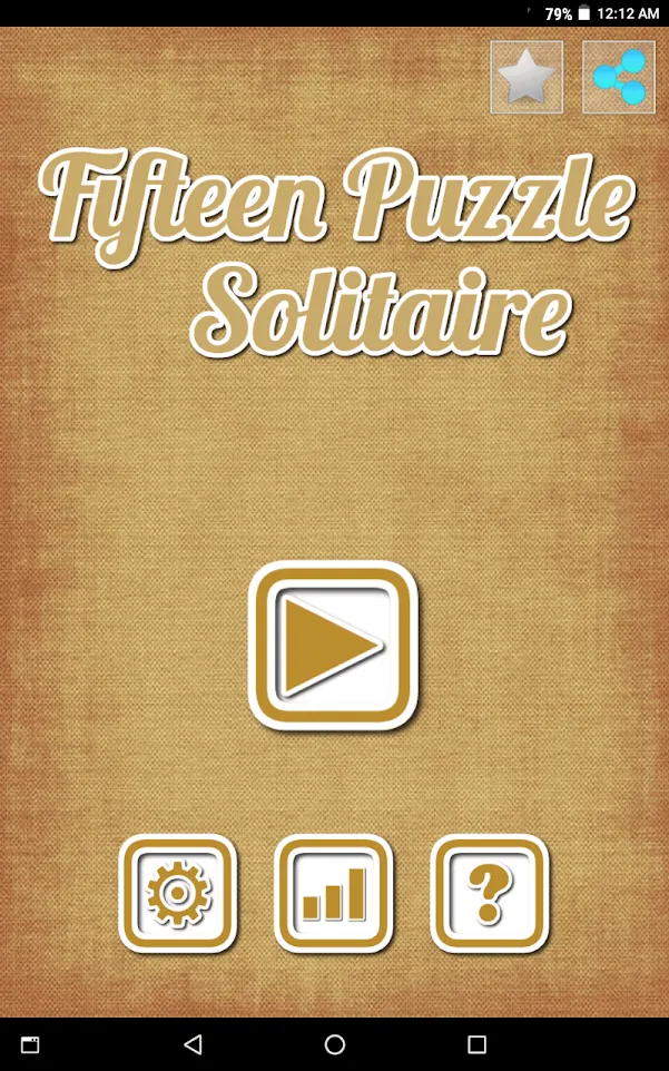 Fifteen Puzzle Solitaire | Indus Appstore | Screenshot