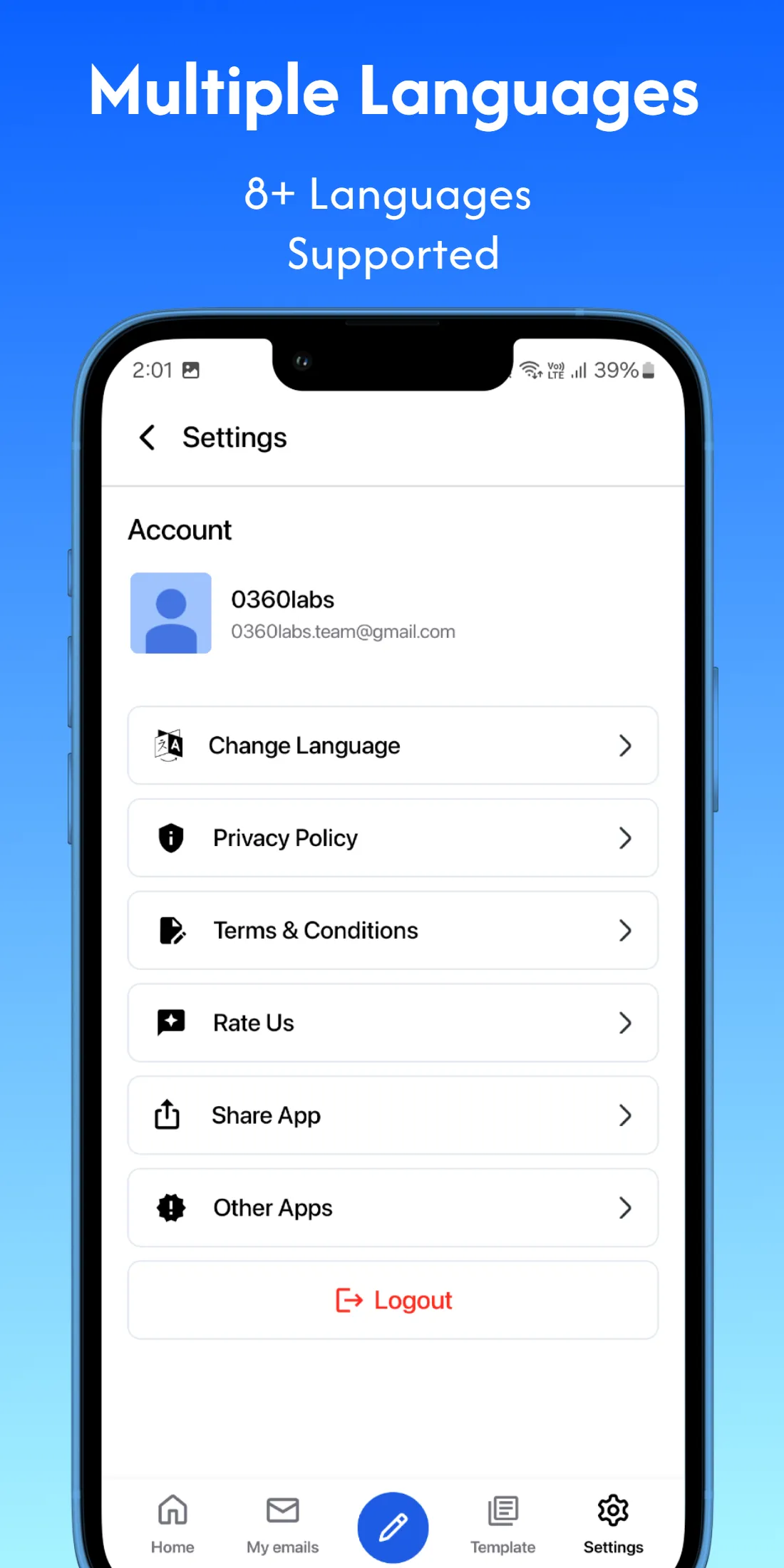 QuickMail : AI Email Writer | Indus Appstore | Screenshot