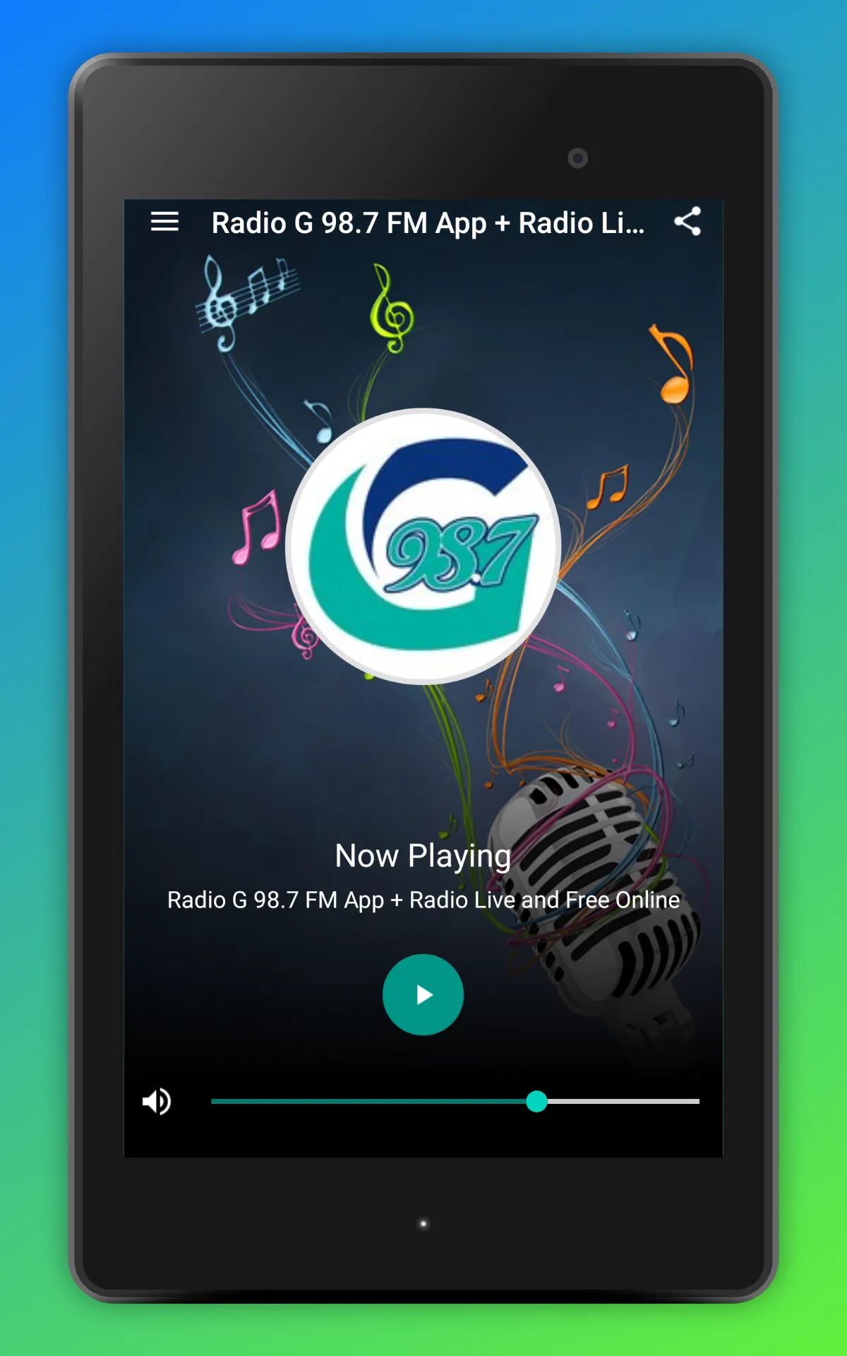 G 98.7 FM Toronto Radio Canada | Indus Appstore | Screenshot