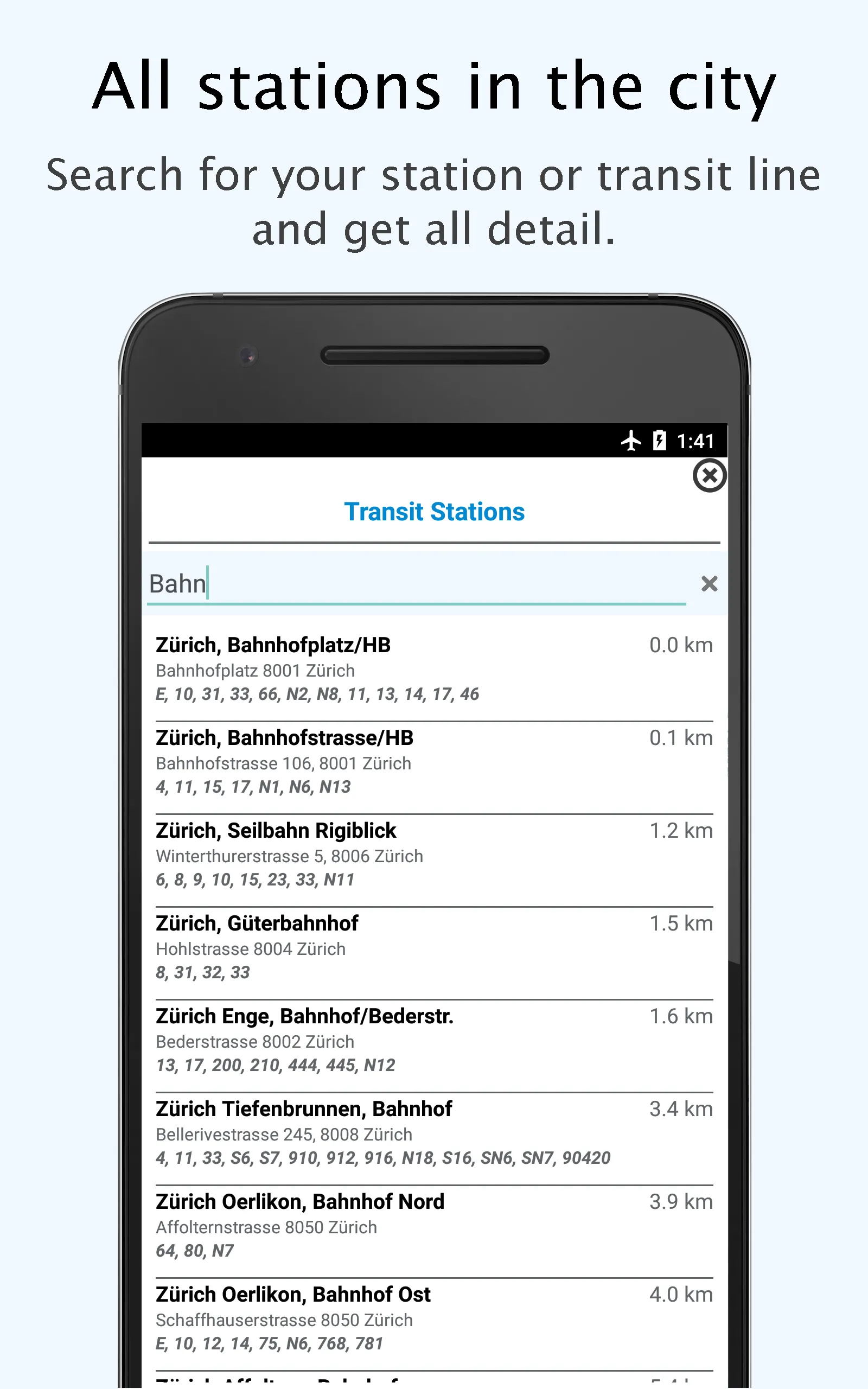 Zurich Public Transport | Indus Appstore | Screenshot