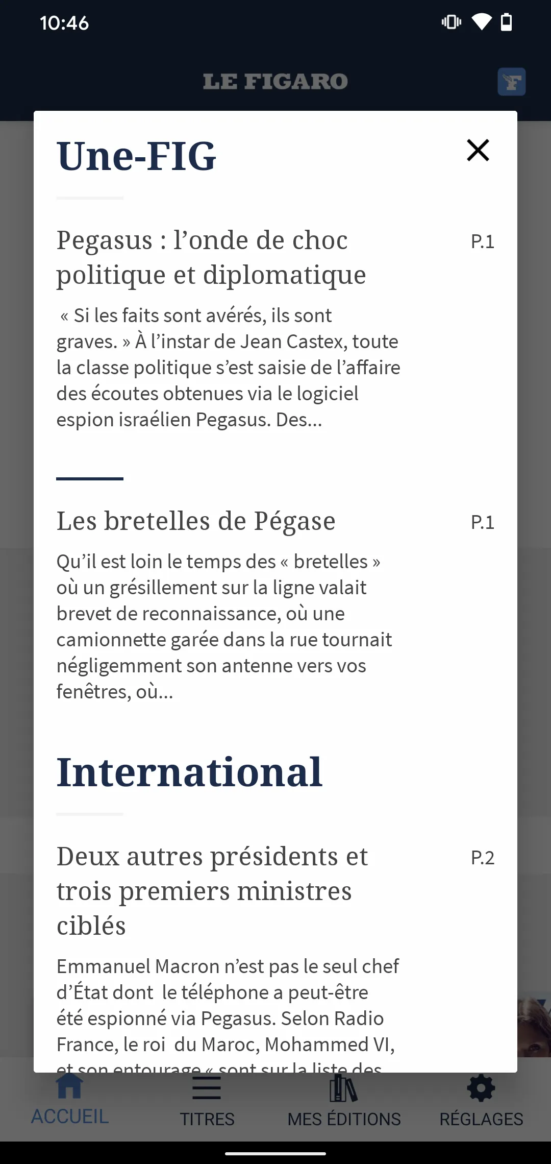 Kiosque Figaro: Journal | Indus Appstore | Screenshot