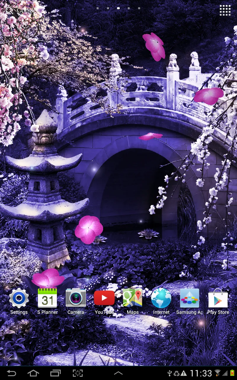 Mystic Sakura Live Wallpaper | Indus Appstore | Screenshot