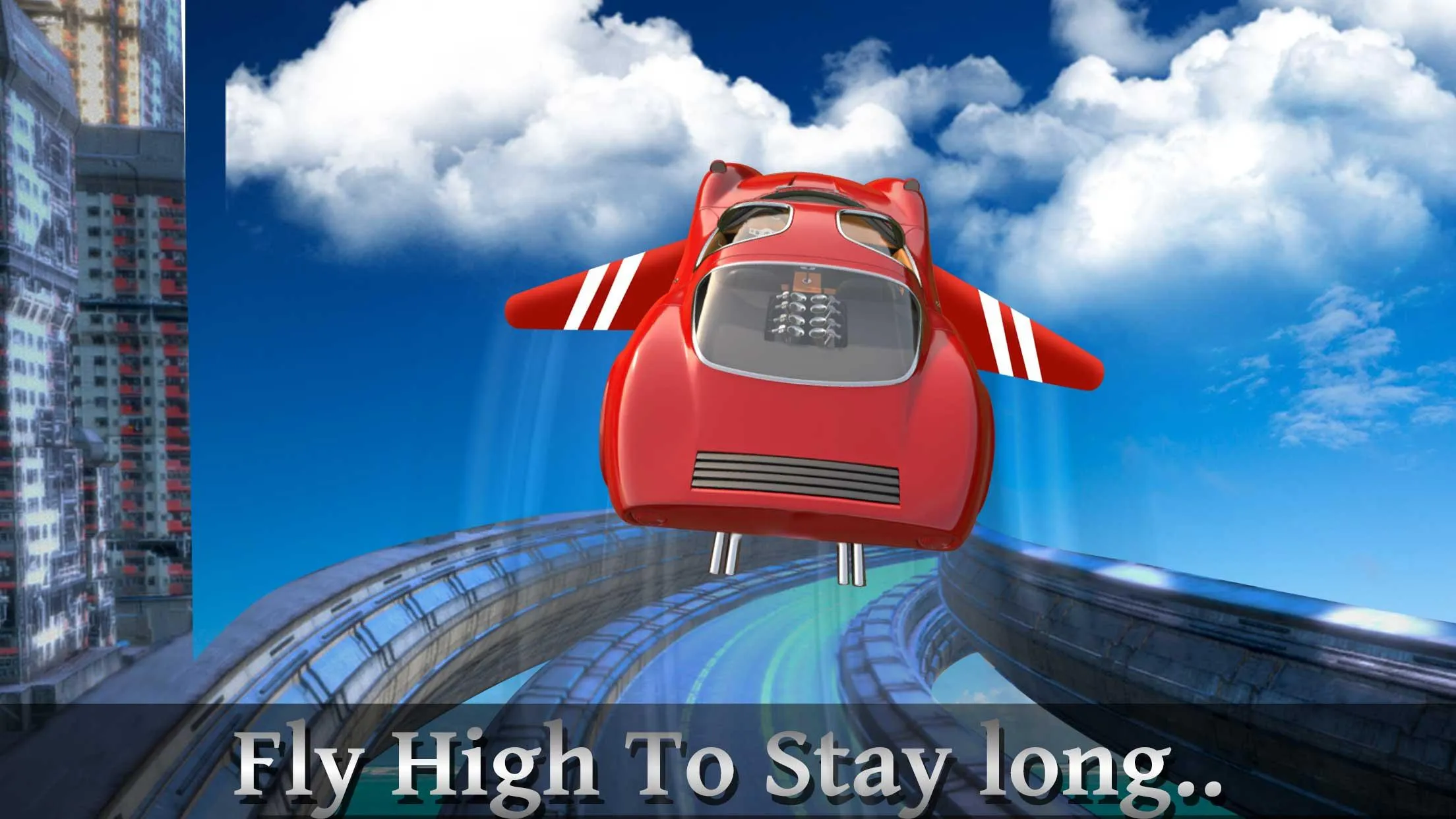 Flying Sports Car | Indus Appstore | Screenshot