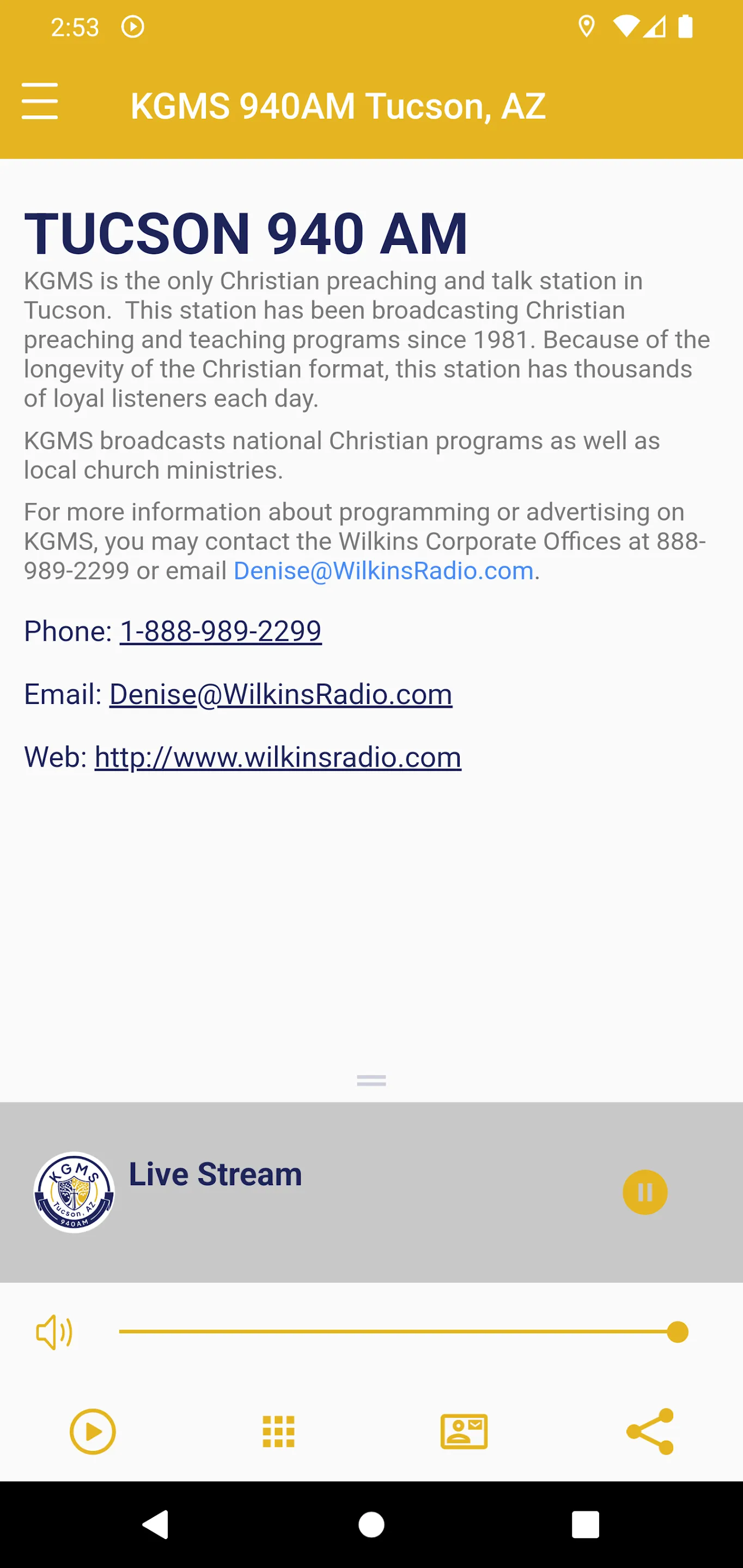 KGMS AM 940 | Indus Appstore | Screenshot