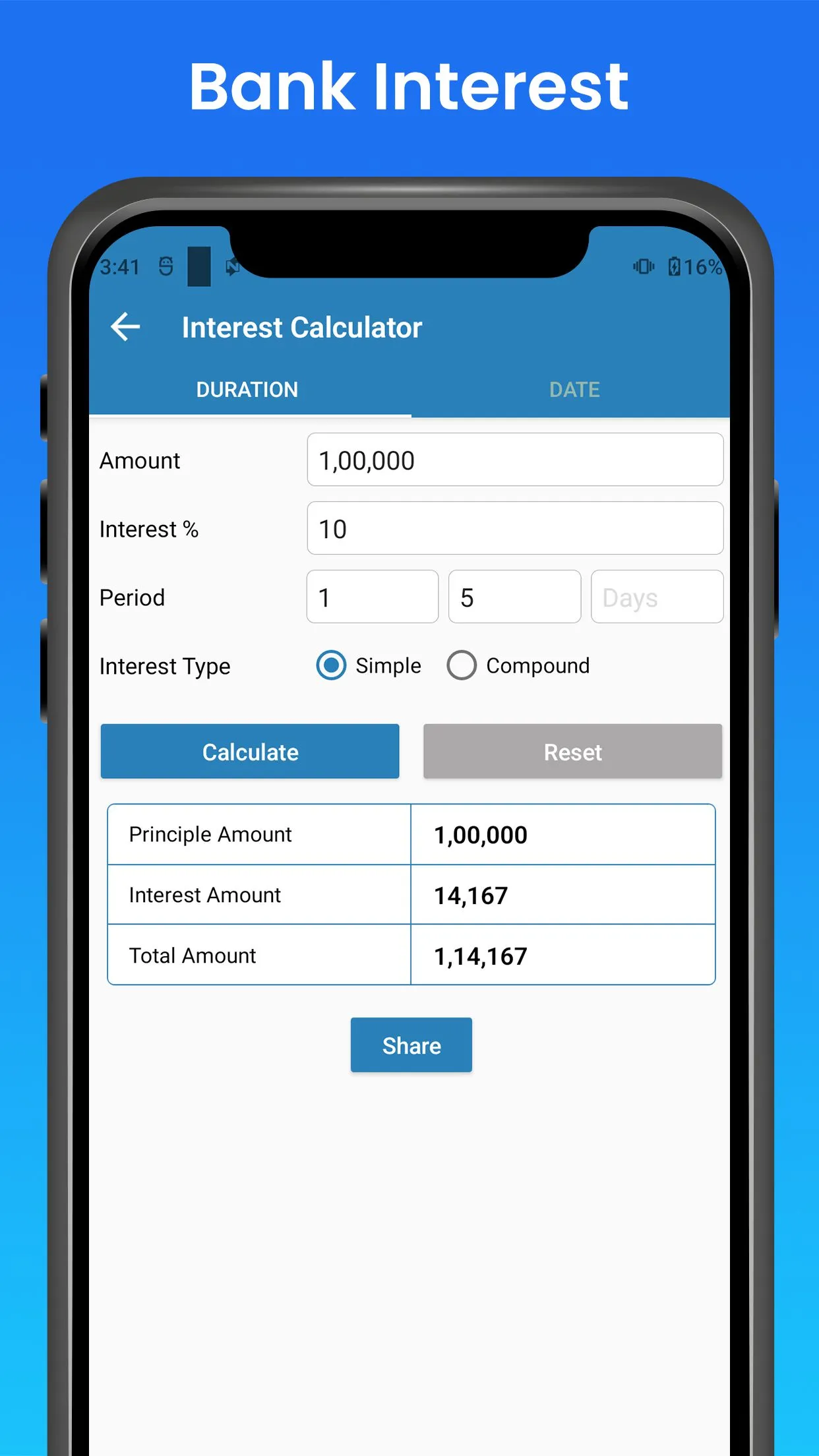 Interest Calculator | Indus Appstore | Screenshot