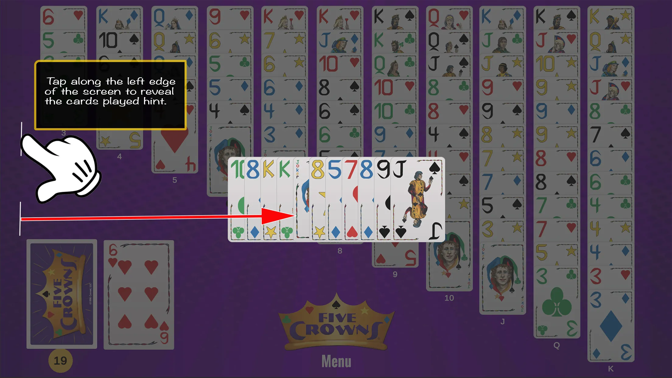 Five Crowns Solitaire | Indus Appstore | Screenshot