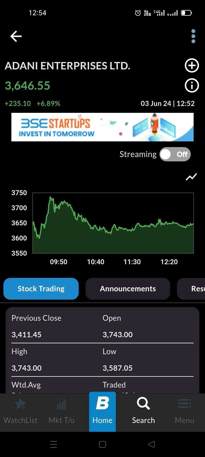 BSEIndia on Mobile | Indus Appstore | Screenshot