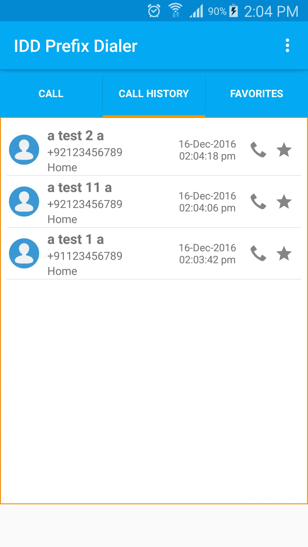 IDD Prefix Dialer (IDD/ISD) | Indus Appstore | Screenshot