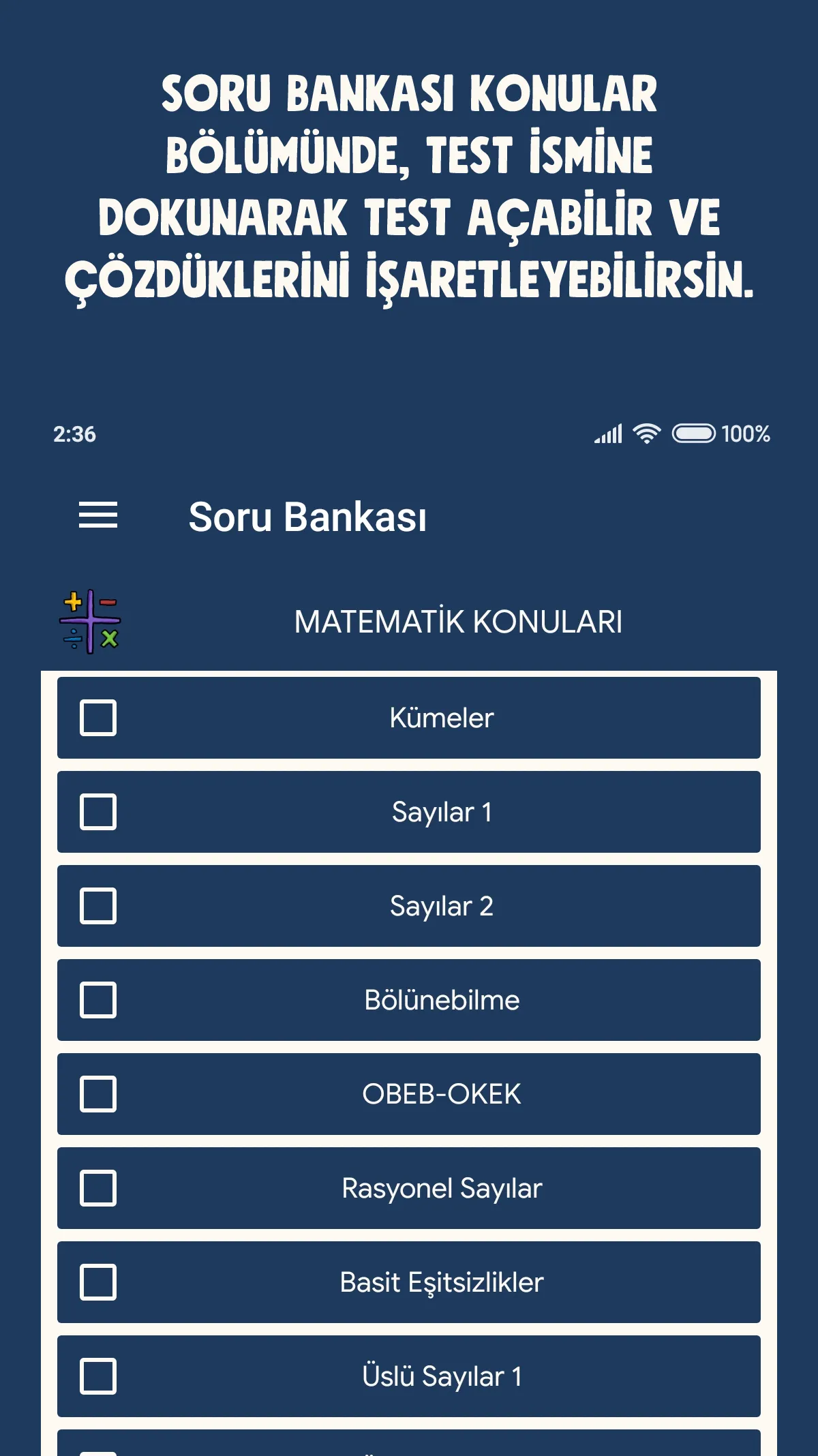 AYT Konu Takibi ve Sayaç | Indus Appstore | Screenshot