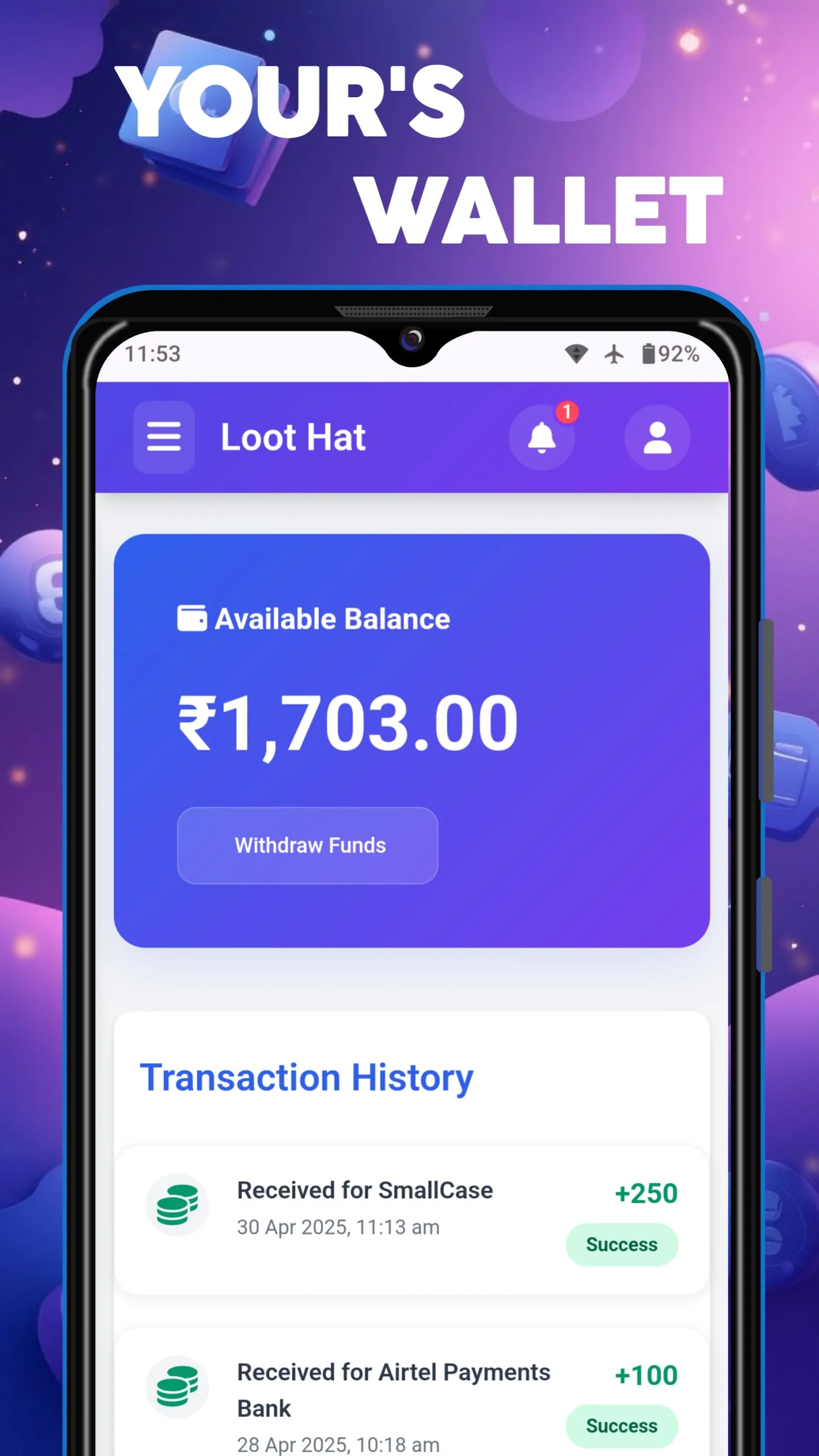 Loot Hat: Share and Earn Money | Indus Appstore | Screenshot