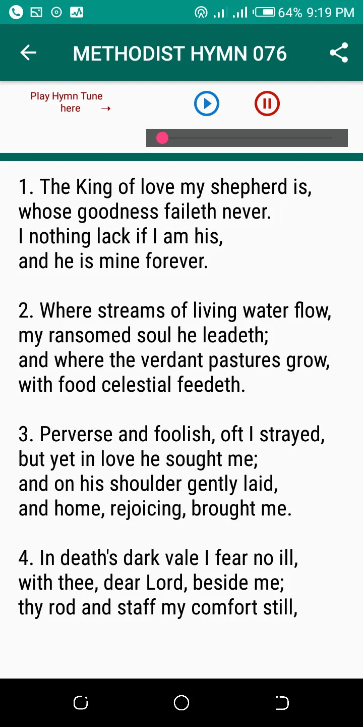 Methodist Audio Hymnal Offline | Indus Appstore | Screenshot