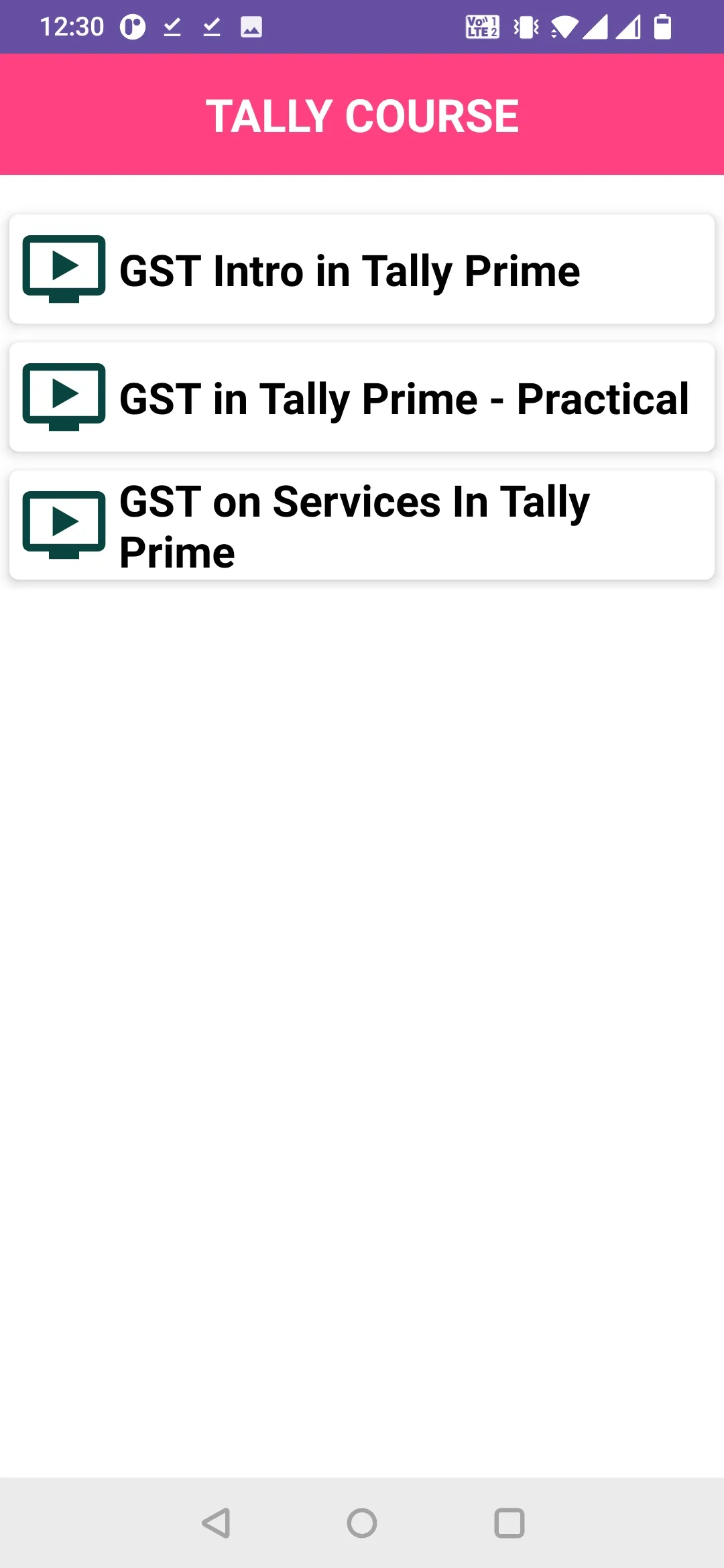 Tally Prime Training with GST | Indus Appstore | Screenshot