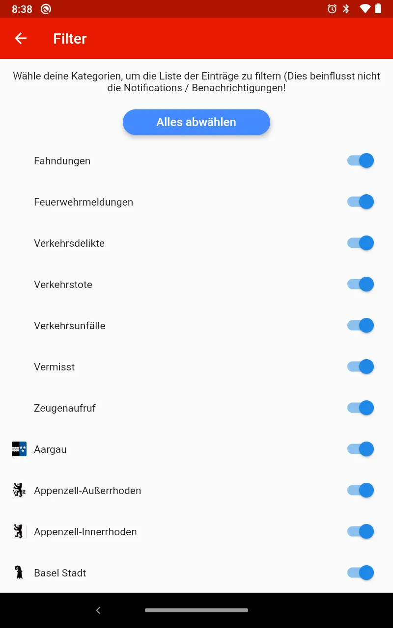 Polizei Schweiz | Indus Appstore | Screenshot