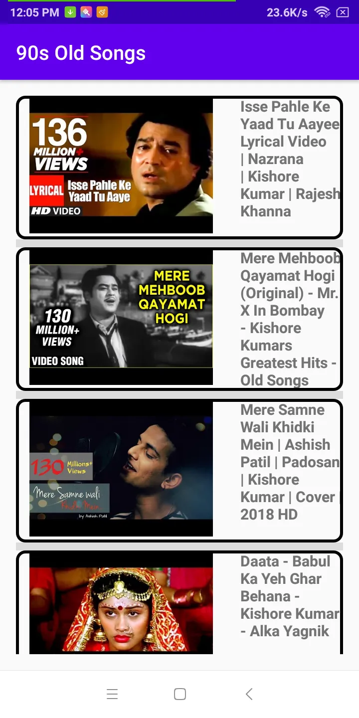 90 Music Videos : Hindi songs | Indus Appstore | Screenshot