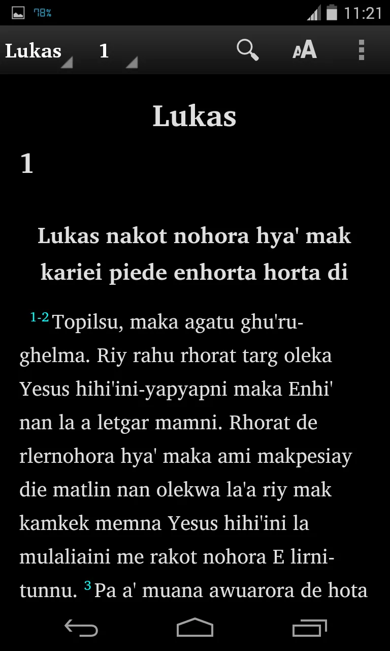 Alkitab Luang | Indus Appstore | Screenshot