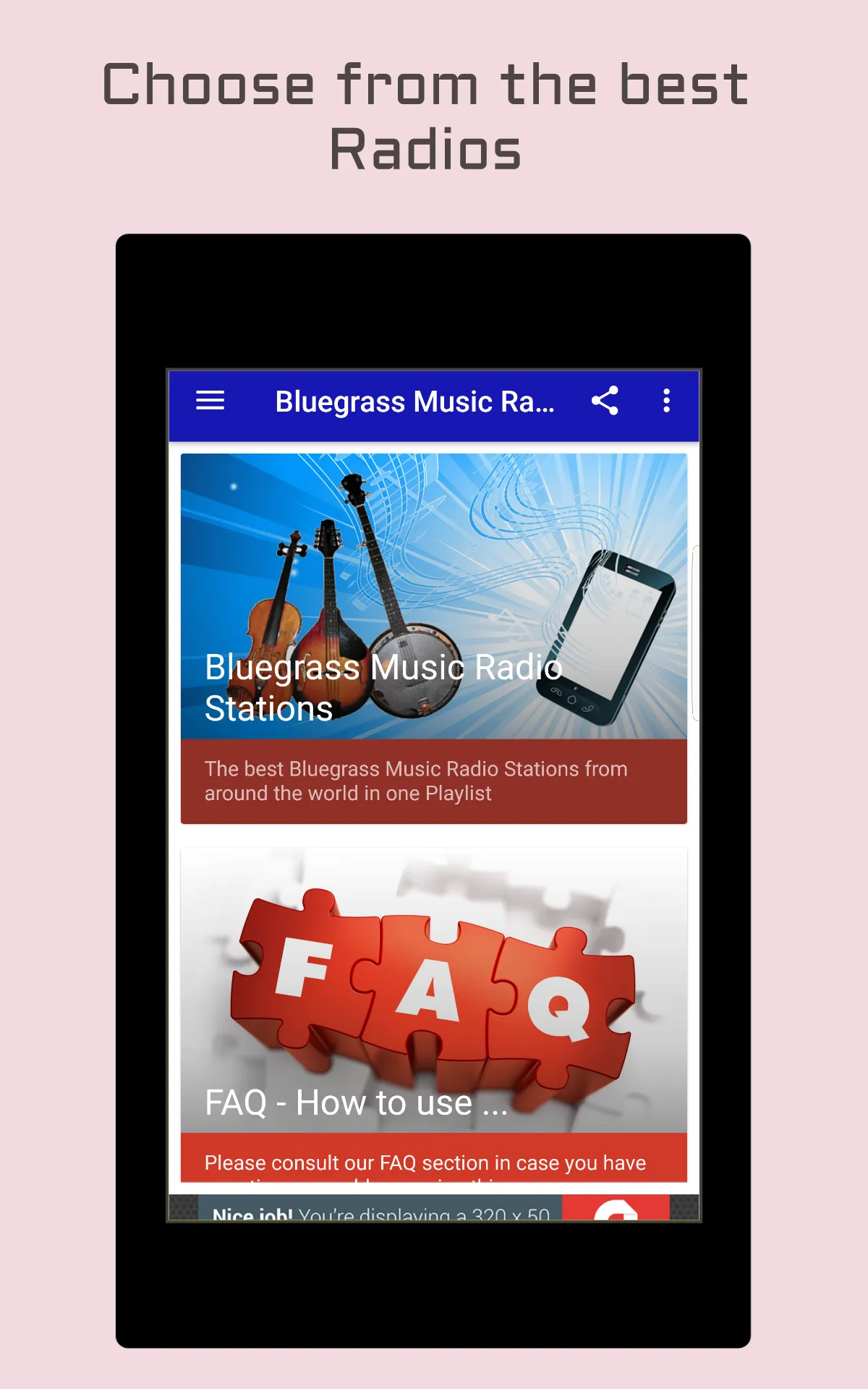 Bluegrass Music Radio Stations | Indus Appstore | Screenshot