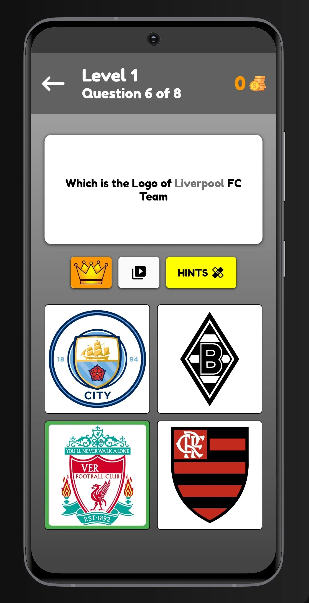 Soccer Clubs Logo Quiz | Indus Appstore | Screenshot