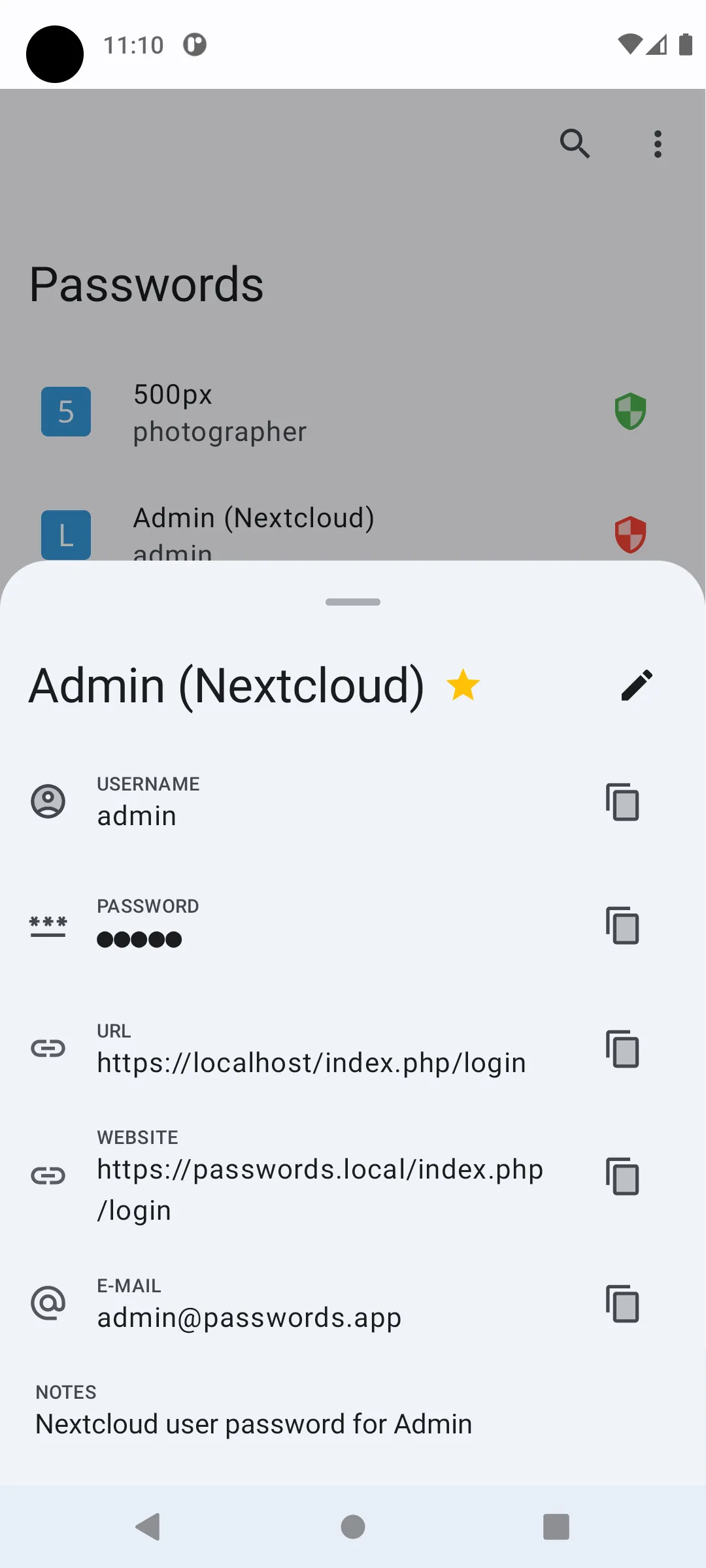 Nextcloud Passwords | Indus Appstore | Screenshot