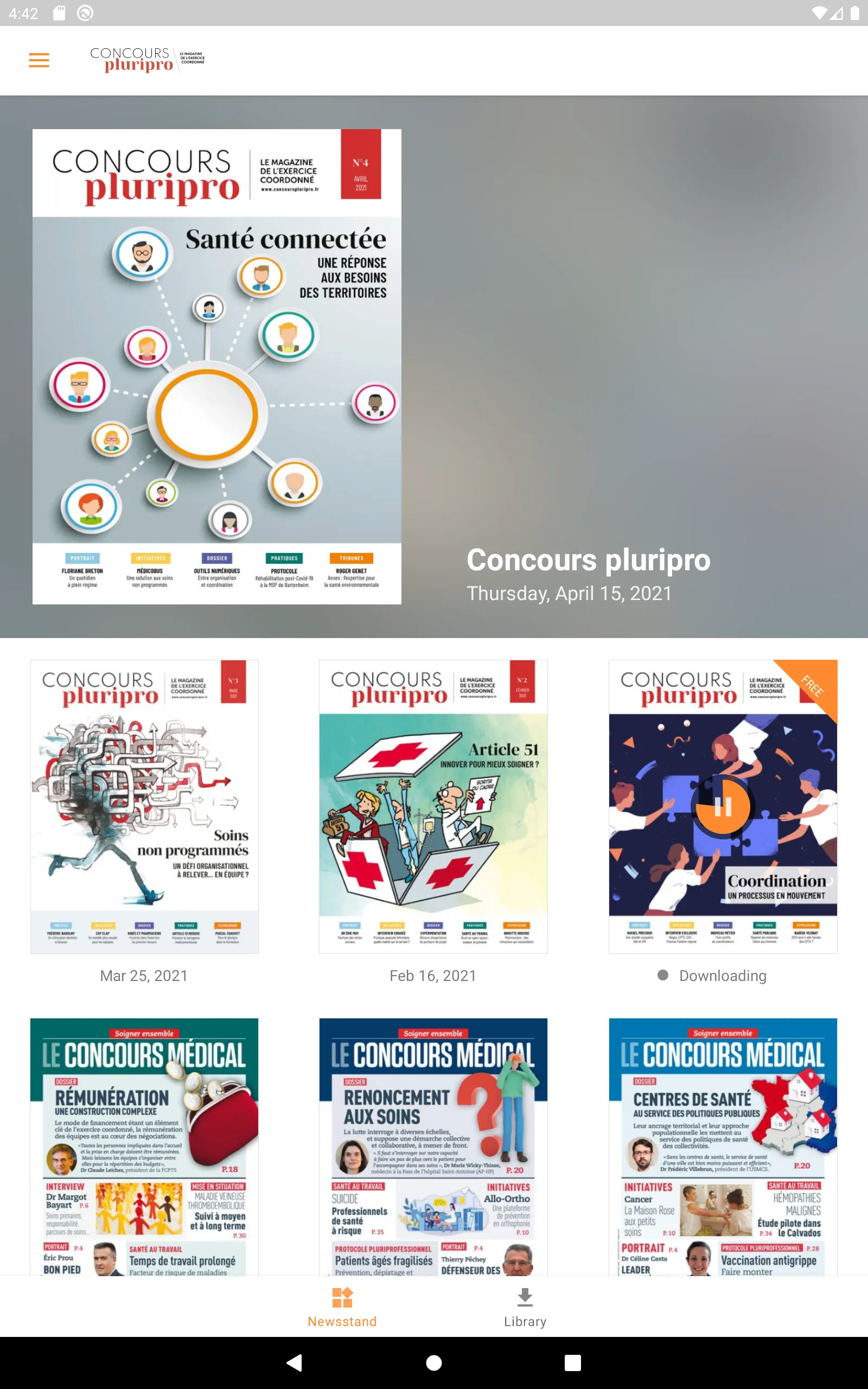 Concours pluripro | Indus Appstore | Screenshot