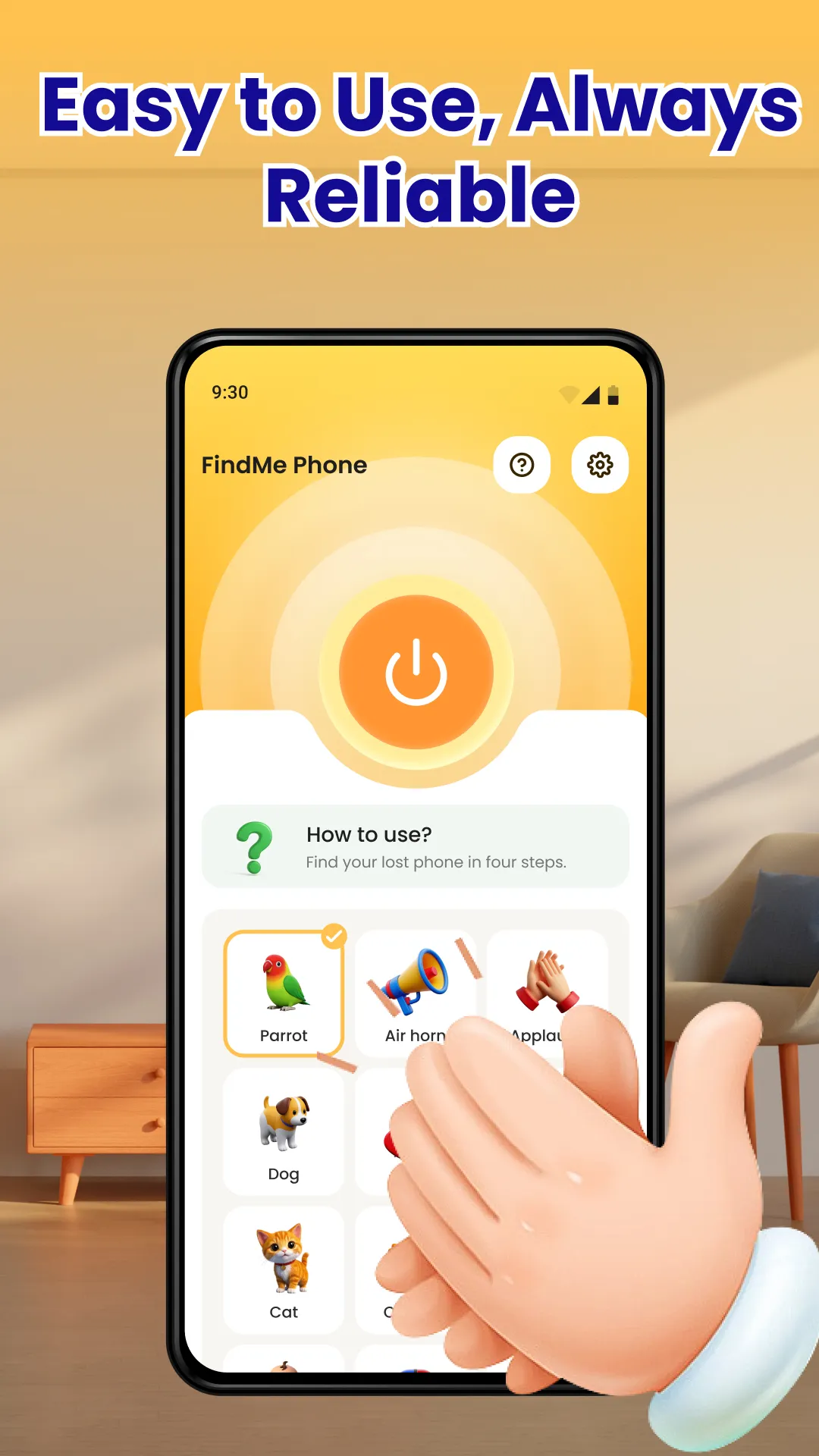 FindMe Phone-Clap to Find | Indus Appstore | Screenshot