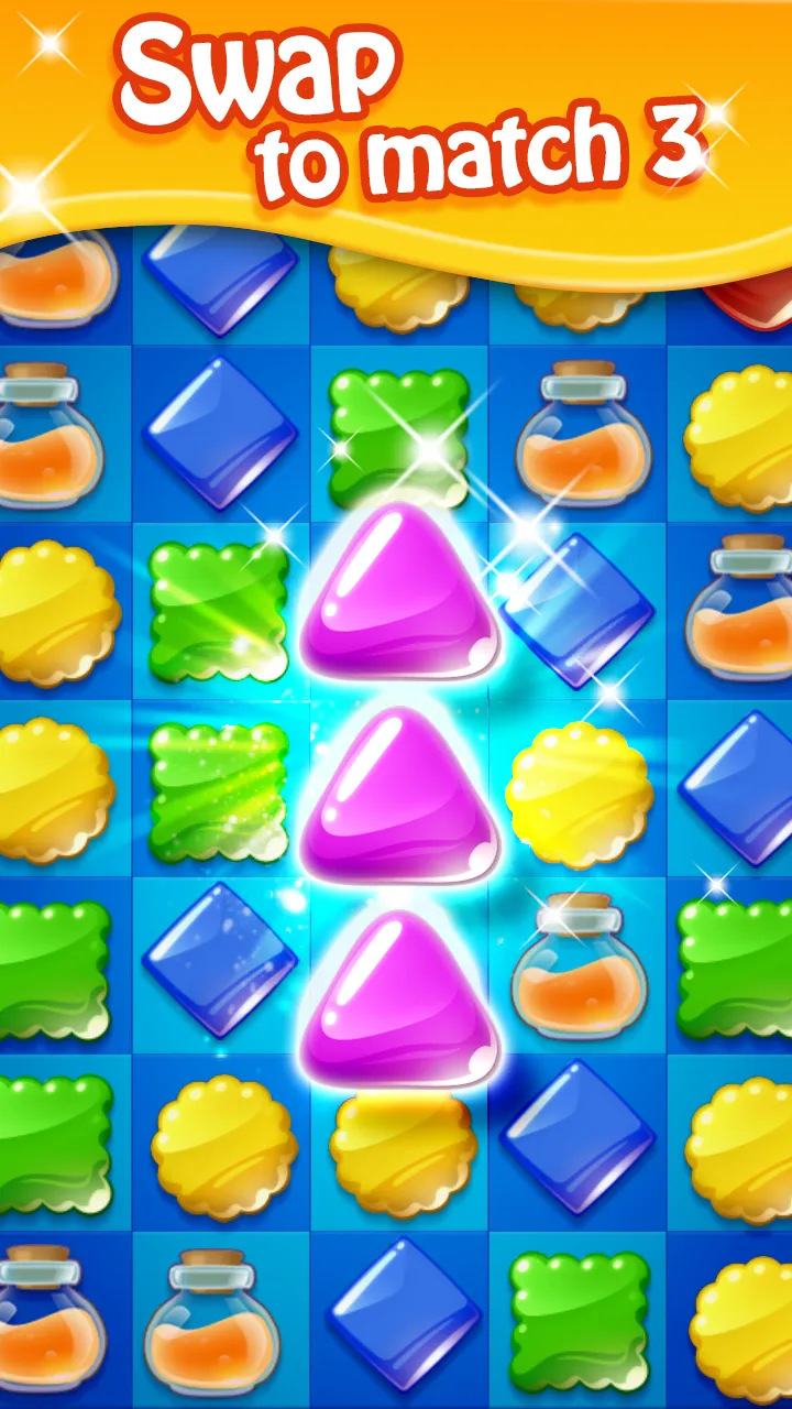 Cookie Mania - Sweet Match 3 | Indus Appstore | Screenshot