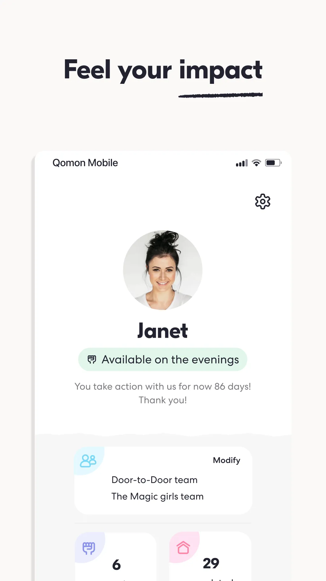 Qomon - Campaign, volunteer | Indus Appstore | Screenshot