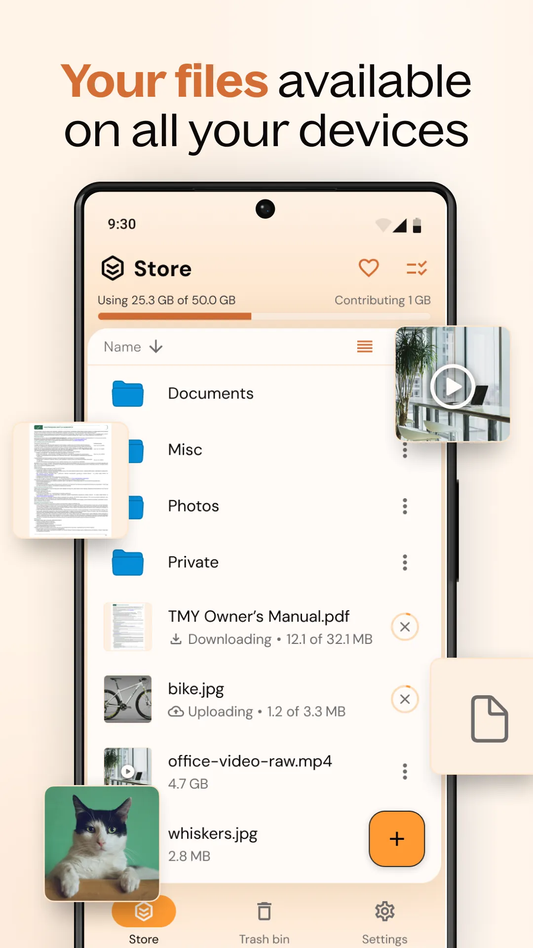 Hivenet: Secure Cloud Storage | Indus Appstore | Screenshot