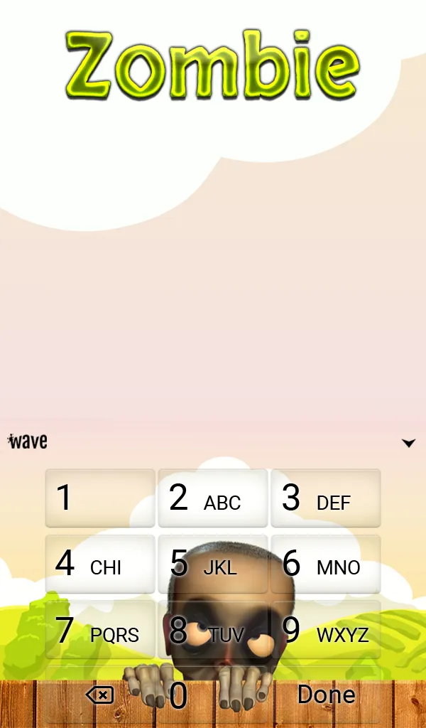Zombie Keyboard & Wallpaper | Indus Appstore | Screenshot