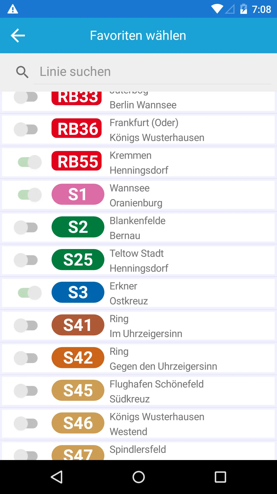 Fahrplanalarm Berlin | Indus Appstore | Screenshot