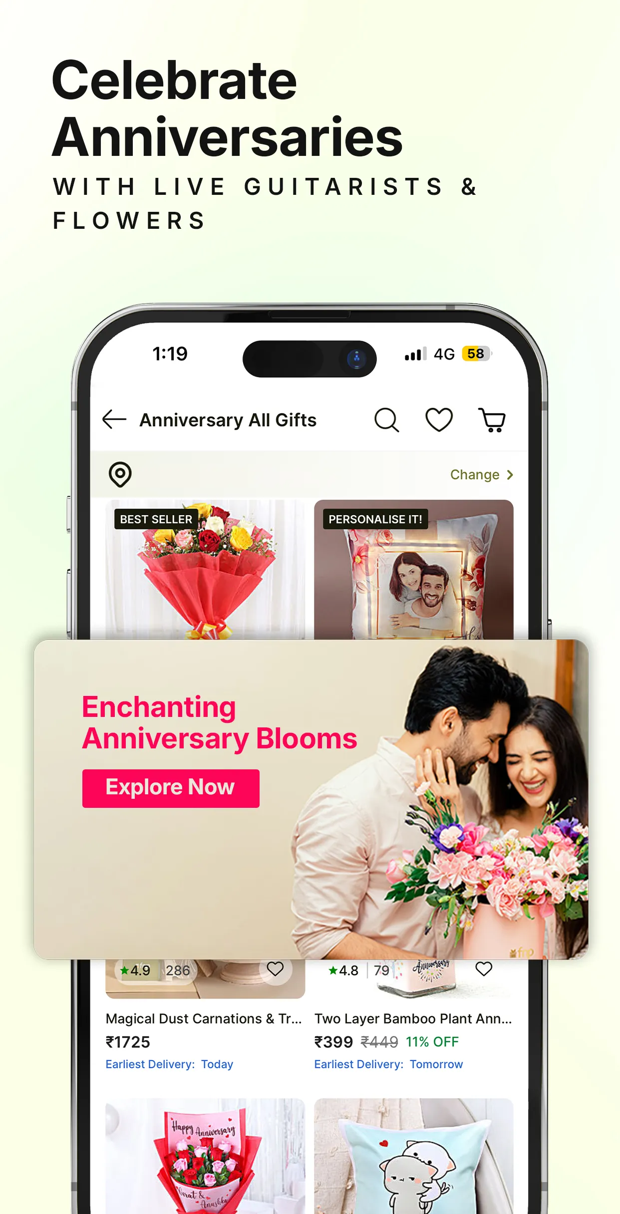 FNP: Gifts, Flowers, Cakes App | Indus Appstore | Screenshot