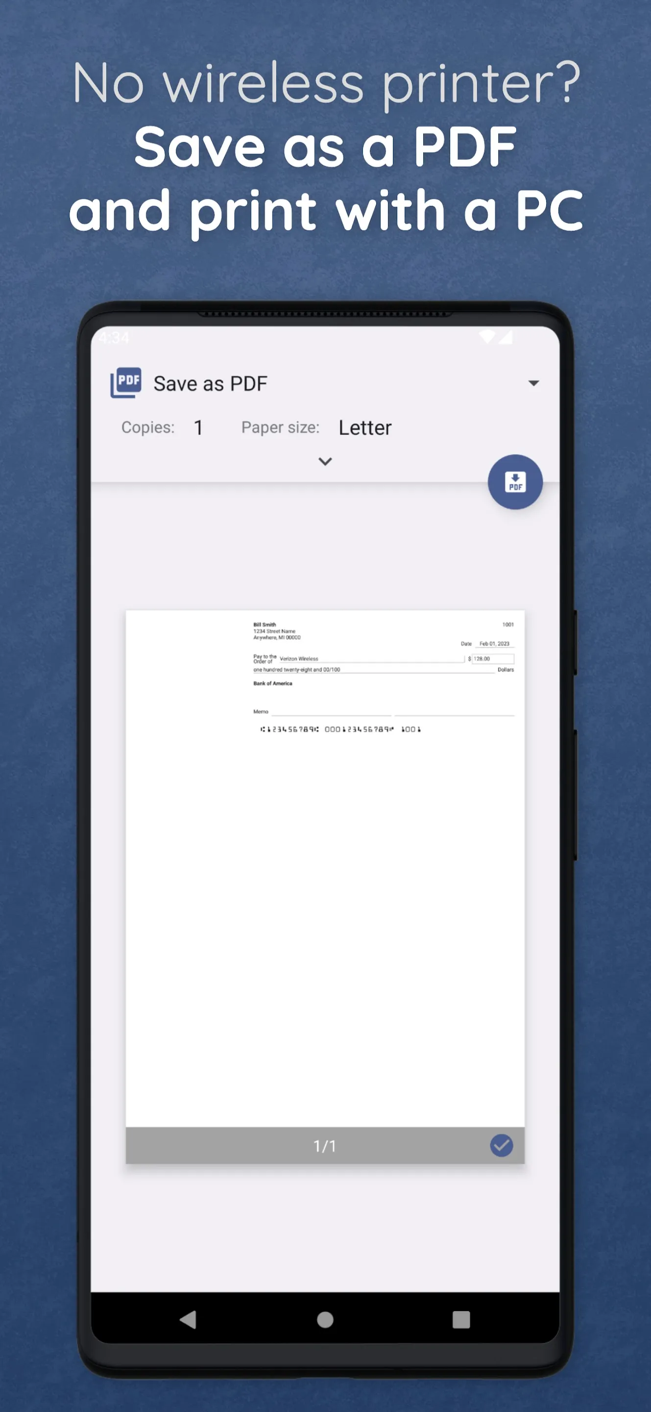 Check Writer: Print Checks | Indus Appstore | Screenshot