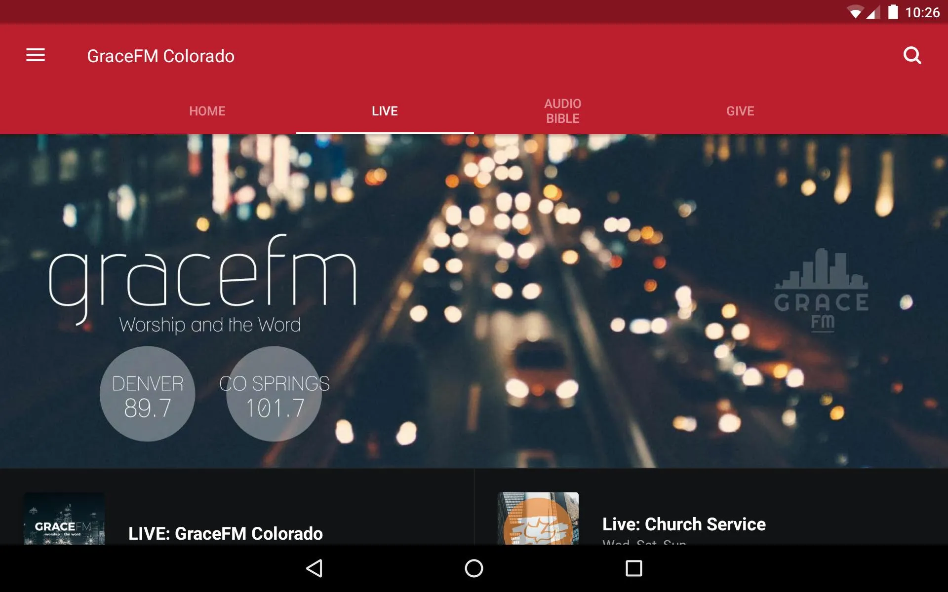 GraceFM Colorado | Indus Appstore | Screenshot