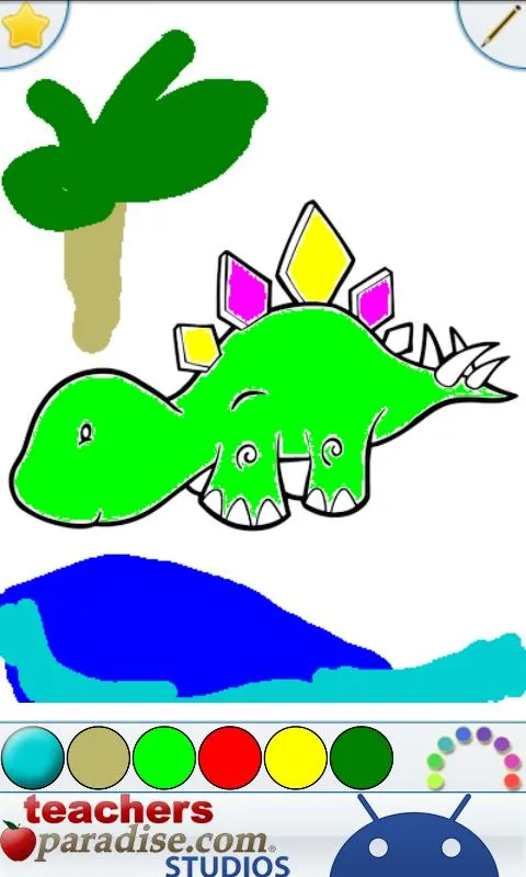 Dinosaurs Coloring Book | Indus Appstore | Screenshot