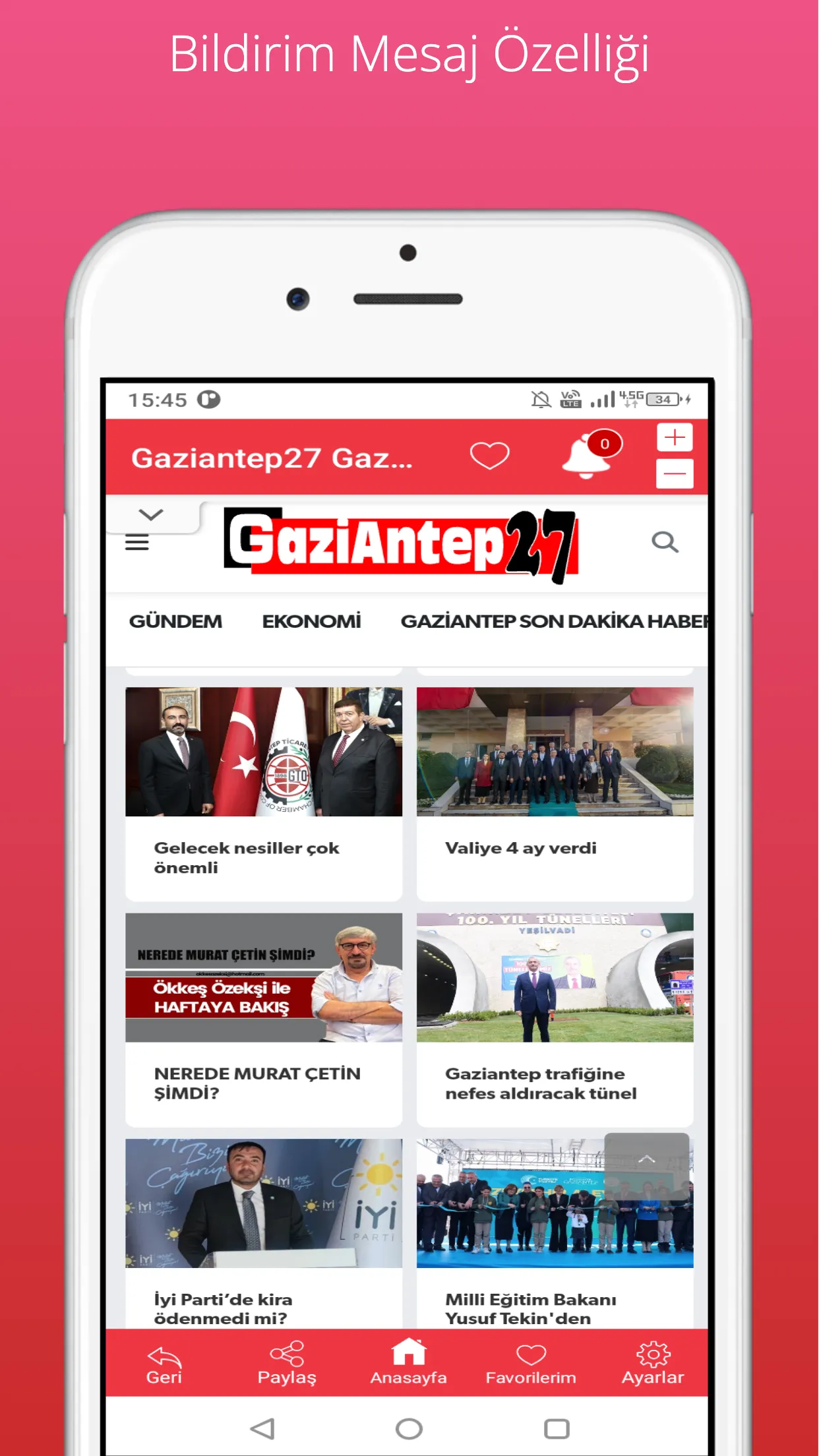 Gaziantep27 Gazetesi | Indus Appstore | Screenshot