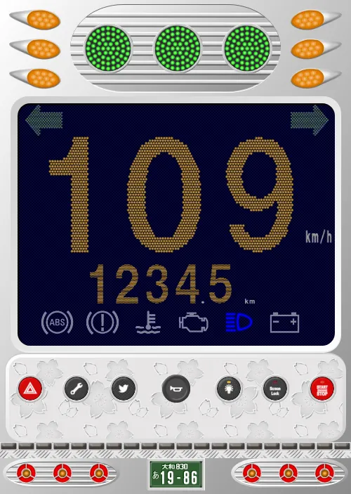 トラック八郎（デコトラスピードメーター） | Indus Appstore | Screenshot