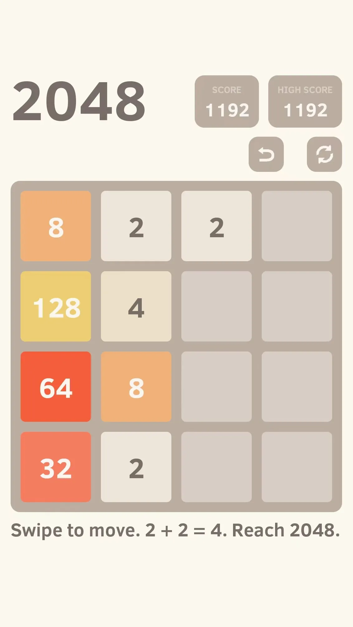 2048 | Indus Appstore | Screenshot