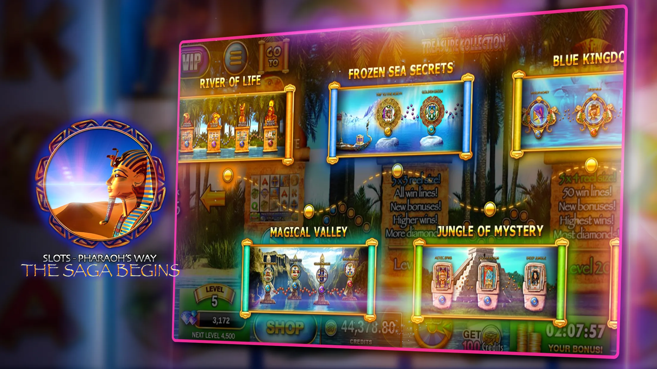 Slots - Pharaoh's Way Casino | Indus Appstore | Screenshot