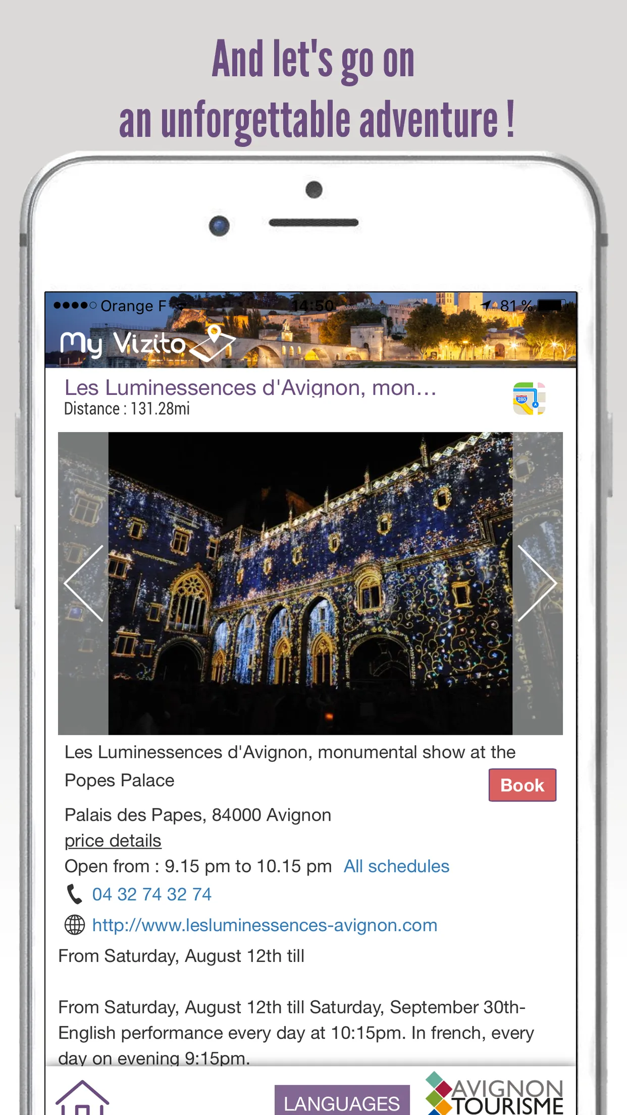 MyVizito Avignon | Indus Appstore | Screenshot