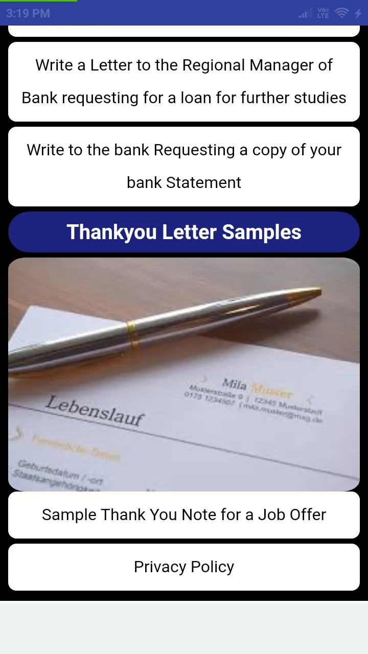 Easy Letter Writing | Indus Appstore | Screenshot