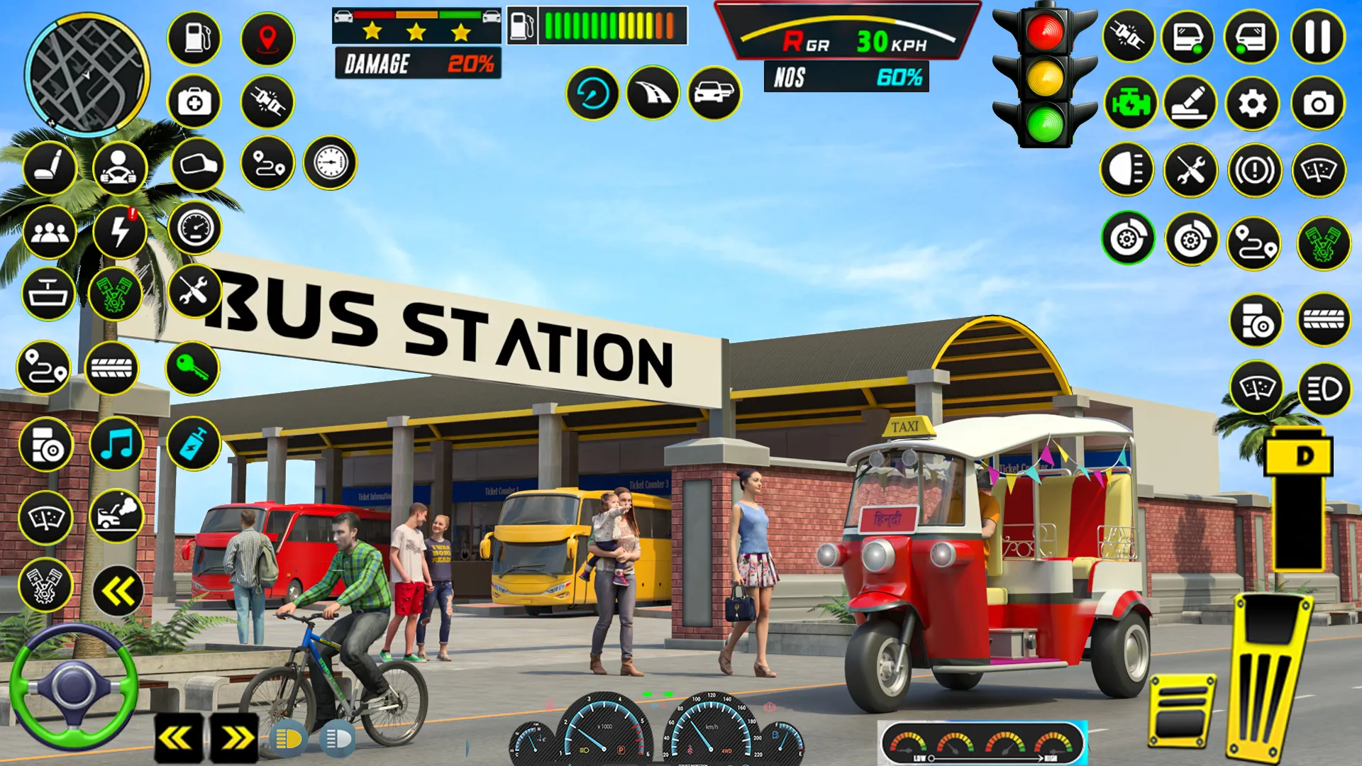 US Auto Rickshaw: Driving Game | Indus Appstore | Screenshot