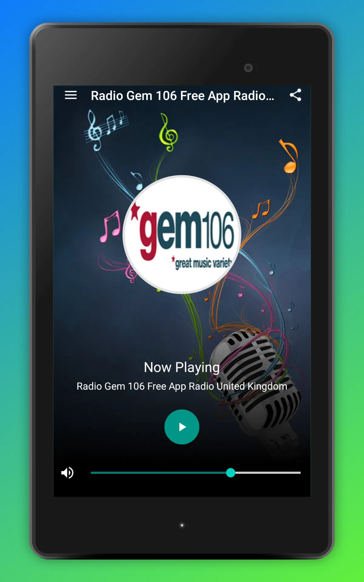 Gem 106 Radio App UK FM Online | Indus Appstore | Screenshot