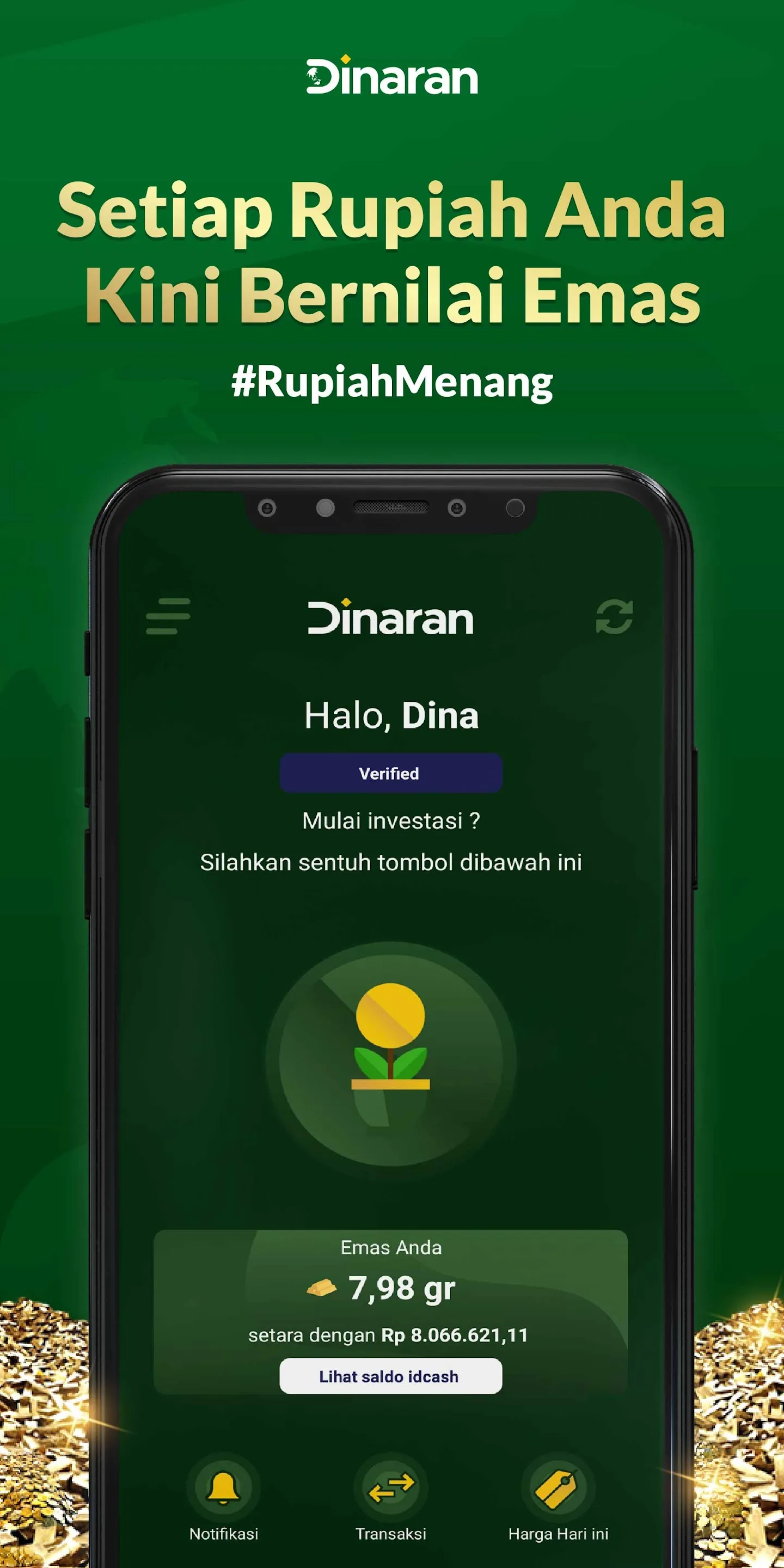 Dinaran : Rupiah Anda Bernilai | Indus Appstore | Screenshot