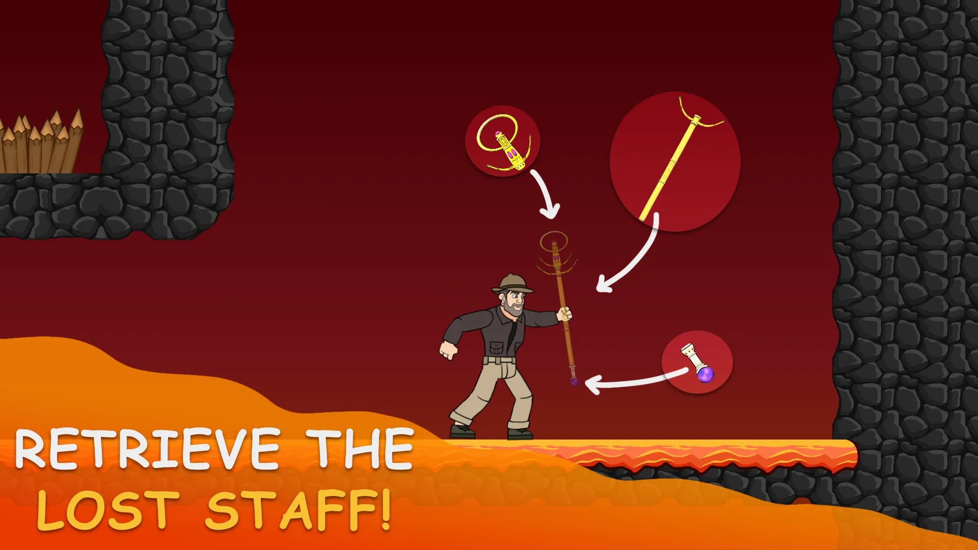 Volcano Escape | Indus Appstore | Screenshot