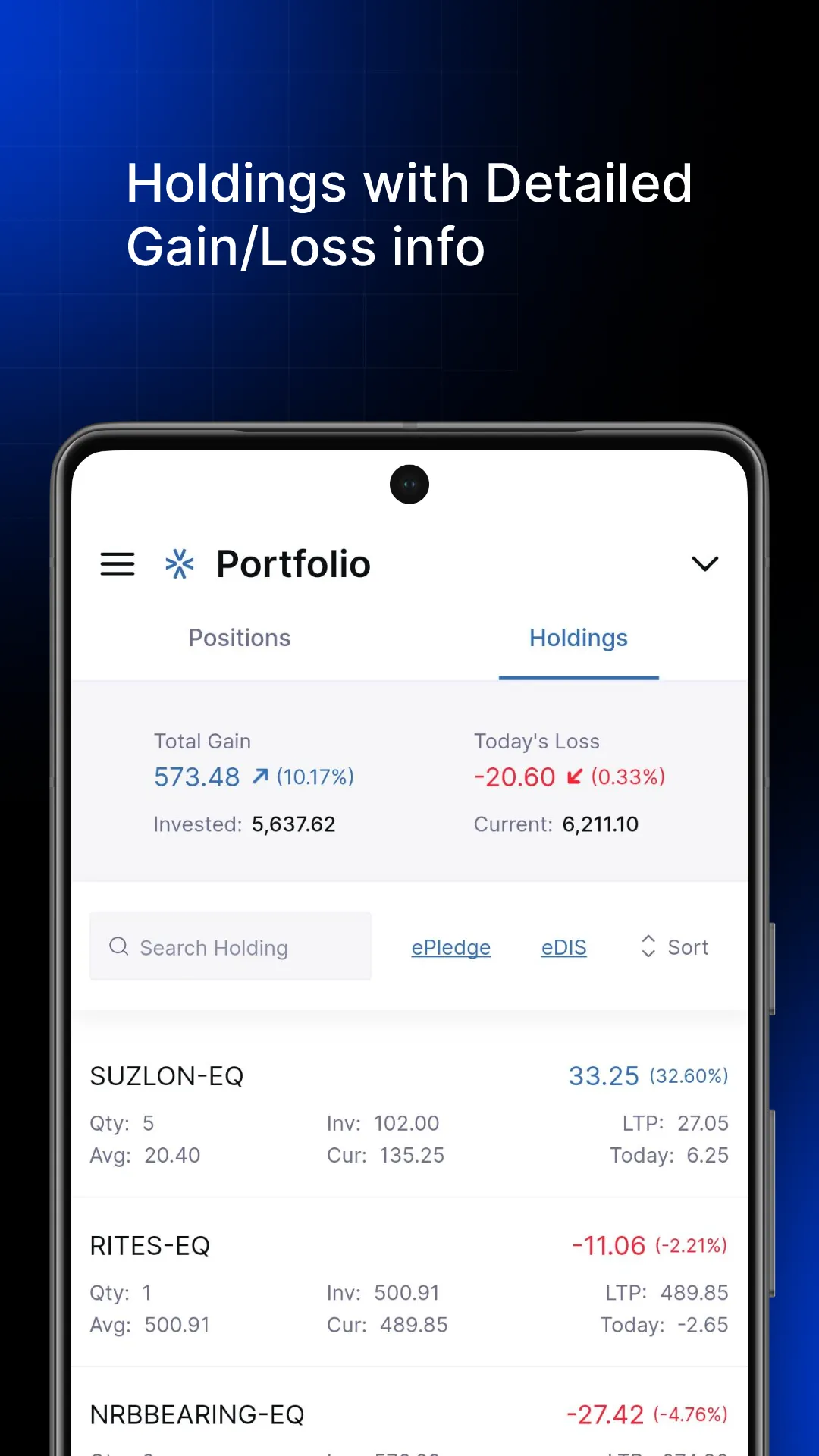 Zone : Definedge Trading App | Indus Appstore | Screenshot
