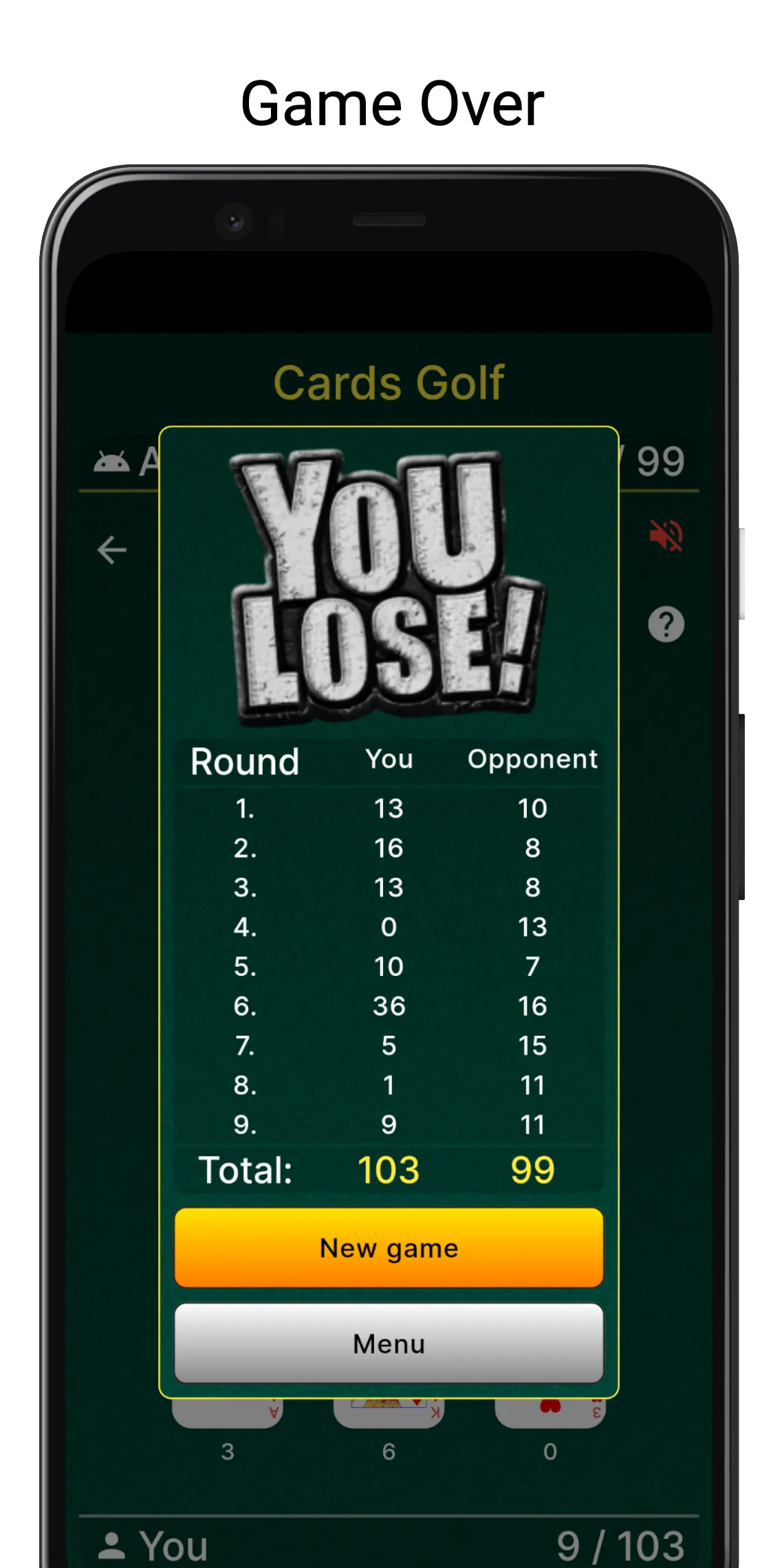 Cards Golf | Indus Appstore | Screenshot