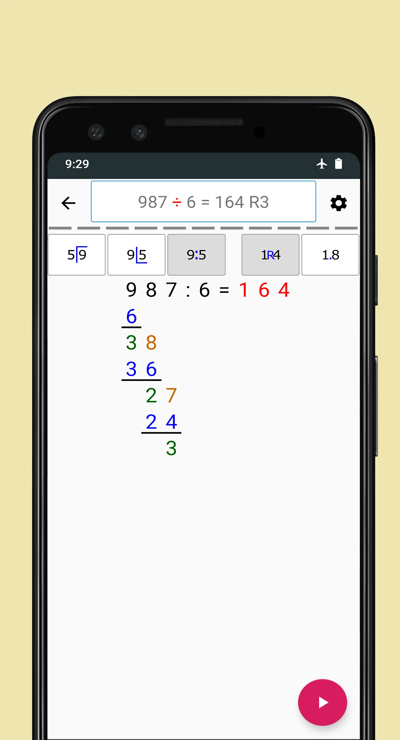 Division Calculator: Remainder | Indus Appstore | Screenshot