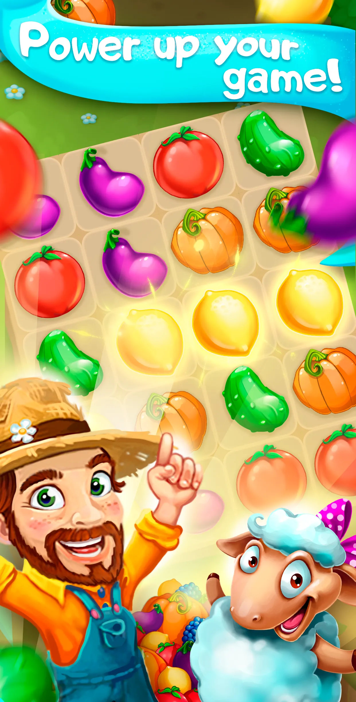 Funny Farm match 3 Puzzle game | Indus Appstore | Screenshot