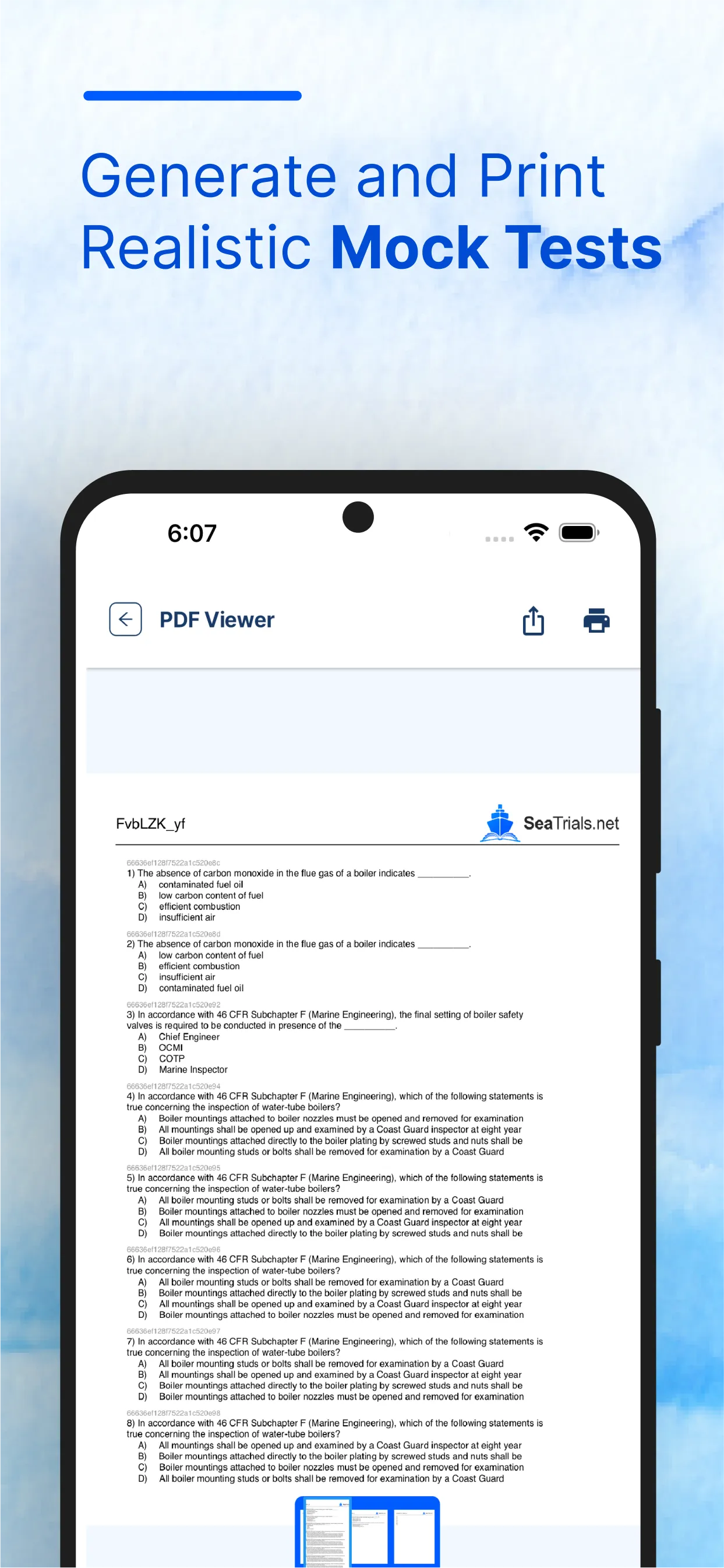 Sea Trials - USCG License Exam | Indus Appstore | Screenshot